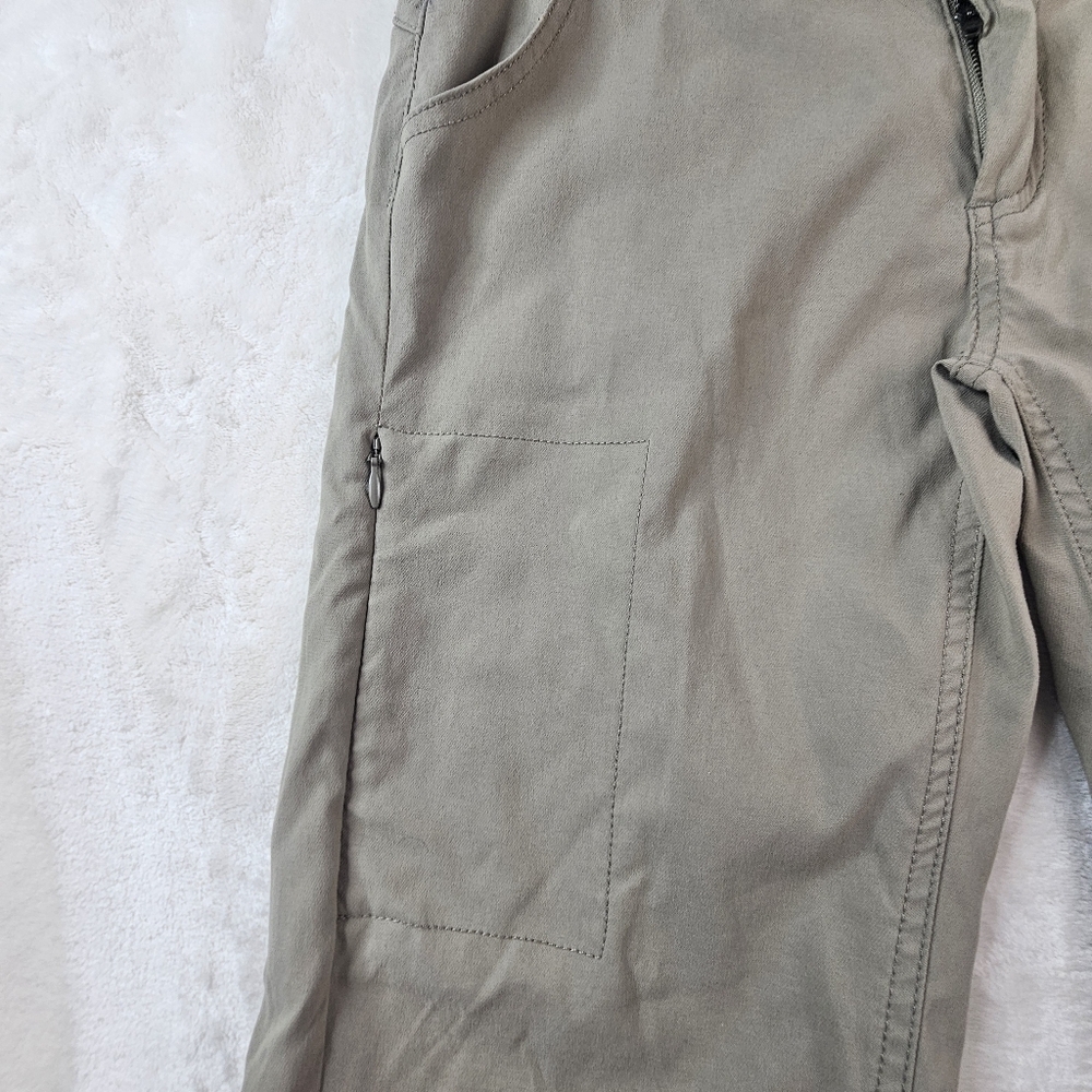 Prana Hiking Pants light weight Women’s 6 Outdoor Travel Walk Cargo Khaki - Picture 7 of 12